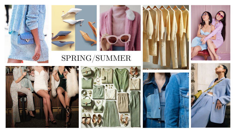 Spring 2025 and Summer 2025 outfit ideas and color trends