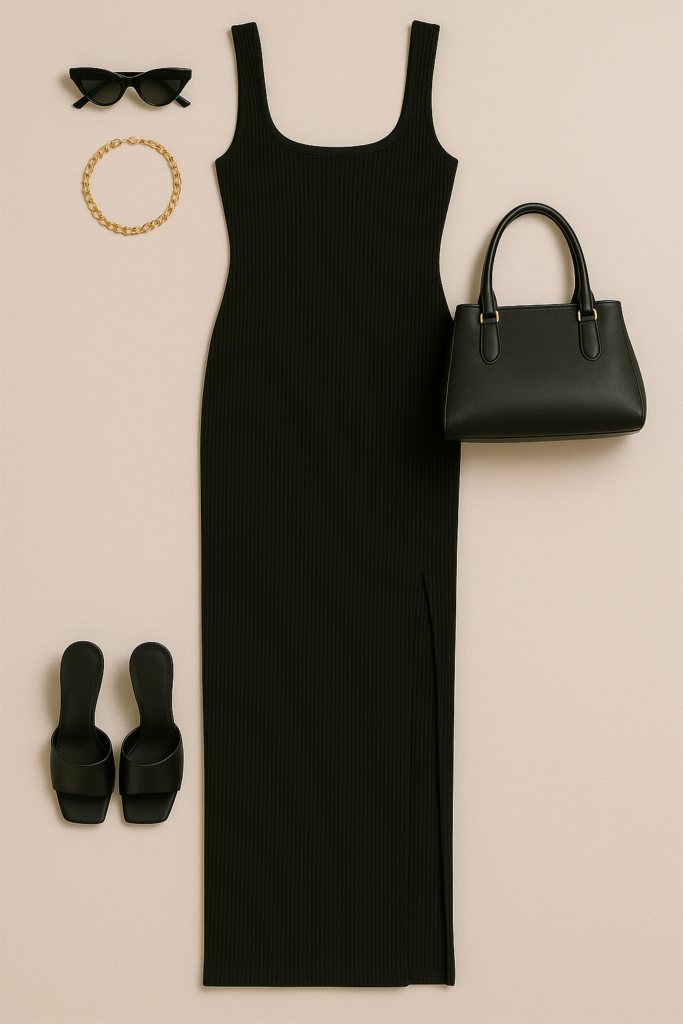 black dress for summer